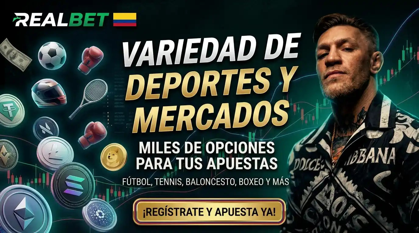 REALBET — variedad de deportes y mercados
